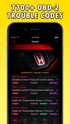 OBD-2 Honda screenshot 1