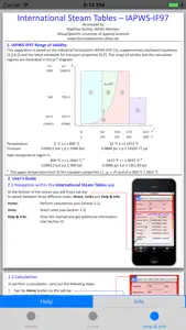 International Steam Tables screenshot #5 for iPhone