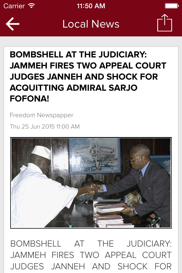 Gambia News | Breaking news screenshot 3