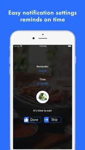 Meal Reminder - Time to Eat screenshot #6 for iPhone