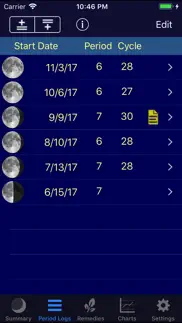 lunaperiod iphone screenshot 3