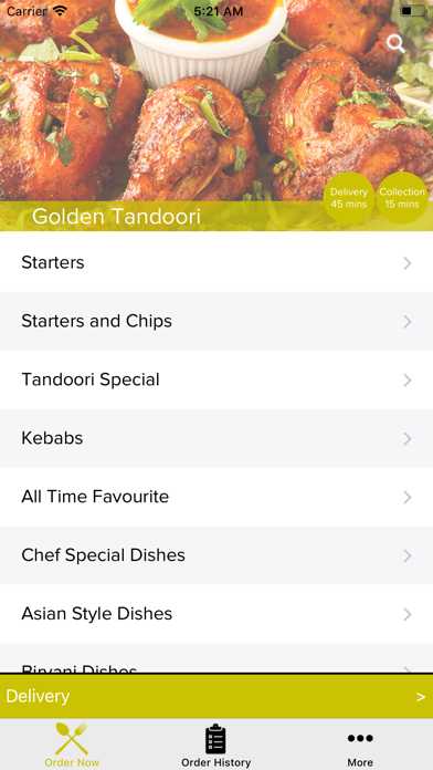 Golden Tandoori Rochdale screenshot 2