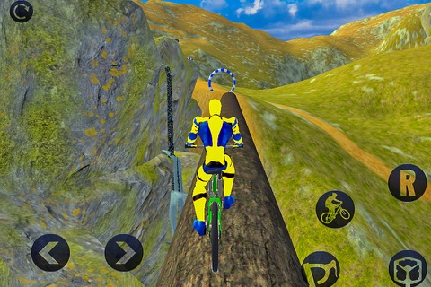 Spider Superhero Bicycle Riding: Offroad Racing screenshot 4