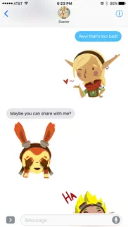 jak and daxter stickers iphone screenshot 3