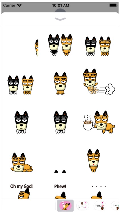 TF-Dog Animation 8 Stickers