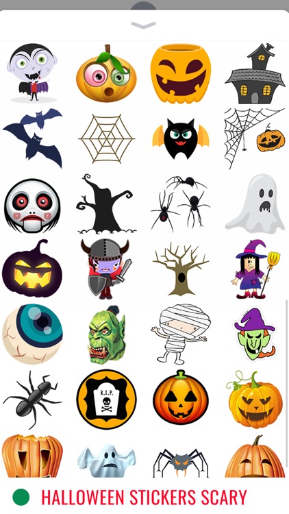 Halloween Stickers Scary