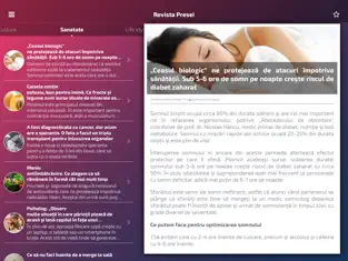 Zrzut ekranu 2 Revista Presei cu Live TV iphone