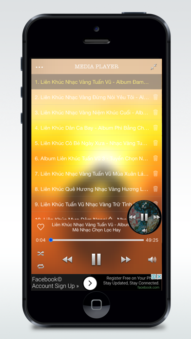 Nhac tru tinh - Nhac bolero Screenshot