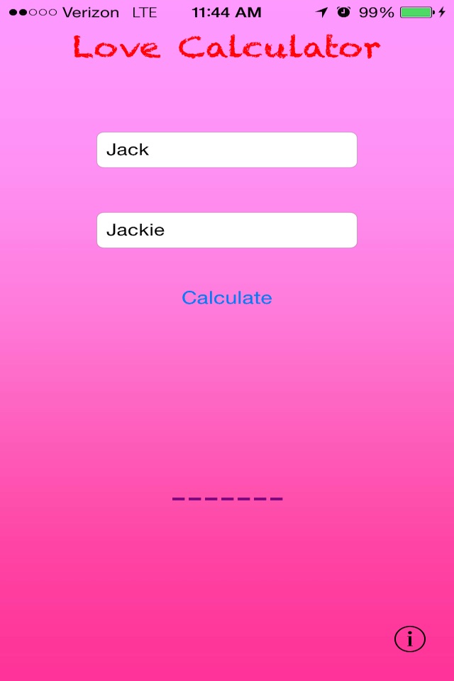 Love-calc screenshot 2