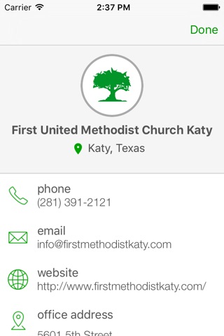 First Methodist Katy screenshot 2