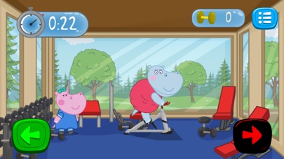 Fitness Games: Hippo Trainer screenshot 4