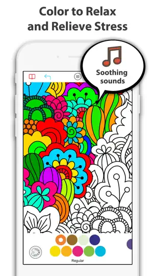 Coloring Book Pages For Adults iPhone-skjermbilde 1