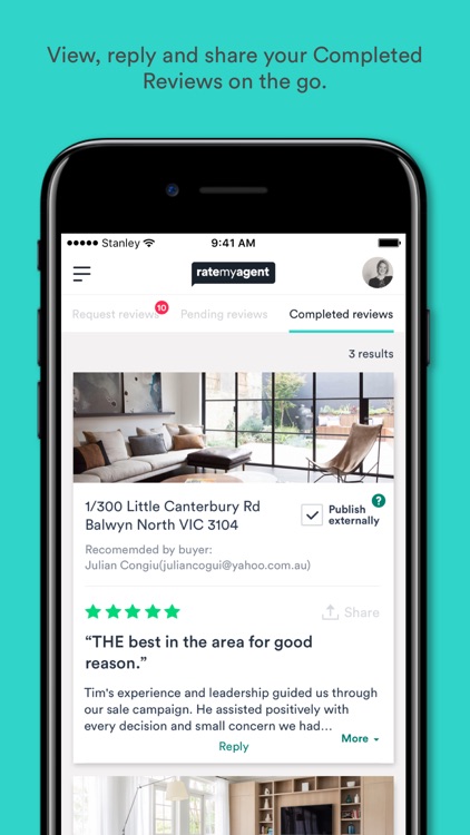 RateMyAgent App (U.S.)