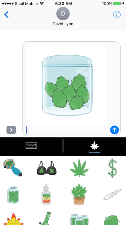 Vibin Weed Emoji Keyboard