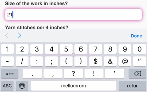 Knitting-calculator screenshot 4