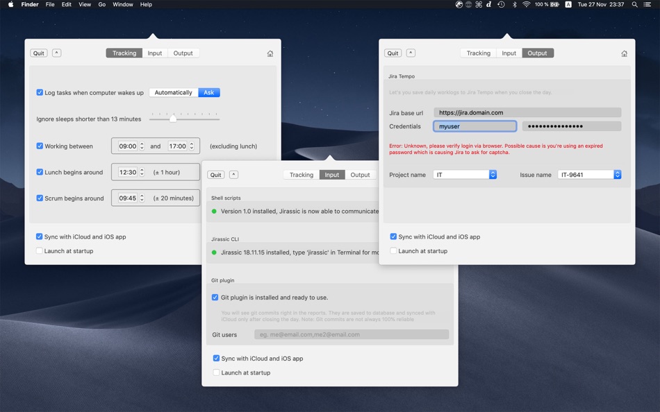 #6. Jirassic - Jira Time Tracker (macOS) Podle: RalCr