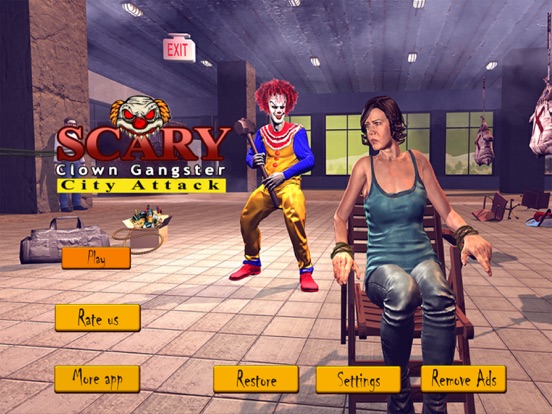 Screenshot #4 pour Scary Clown Gangster Attack
