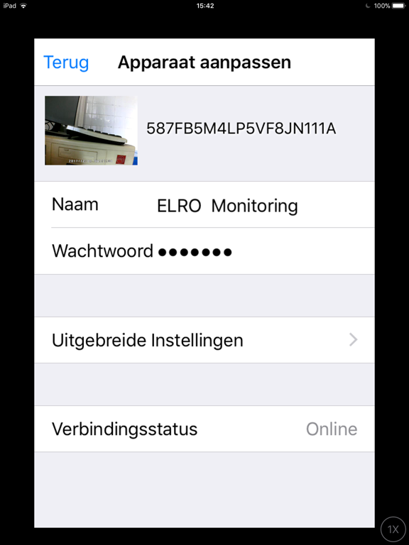 Screenshot #6 pour ELRO Color Night Vision IP Cam