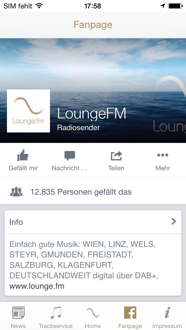 LoungeFM Radio Screenshot