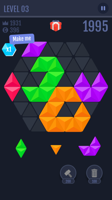 Screenshot #2 pour Block Puzzle: Make Hexa