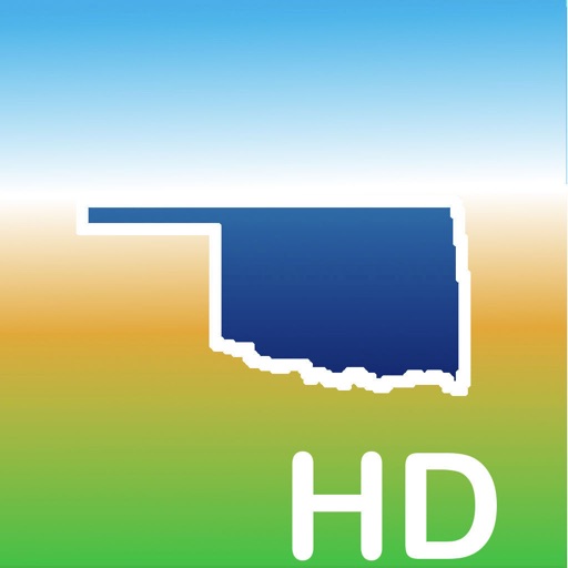 Aqua Map Oklahoma Lakes GPS HD