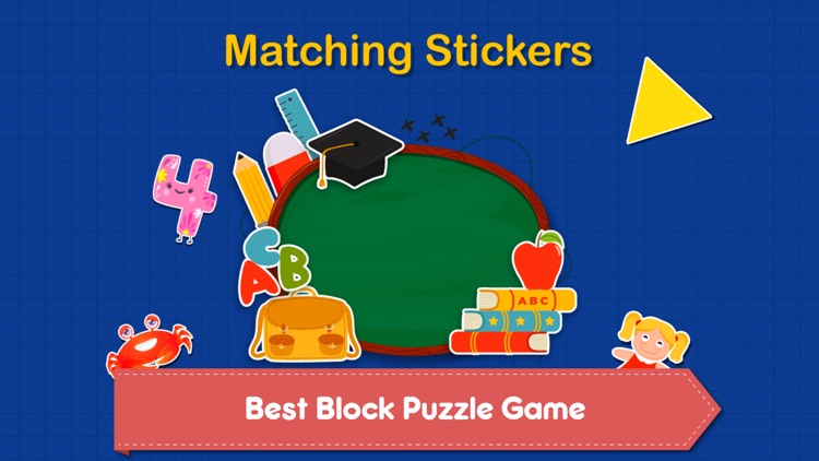 Matching Sticker Block Puzzle