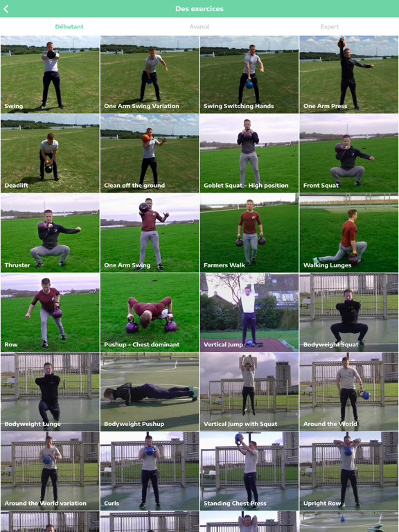 Screenshot #4 pour Exercices avec Kettlebell