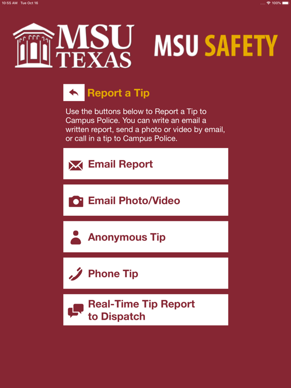 MSU Safety iPad screenshot 4 - Education app