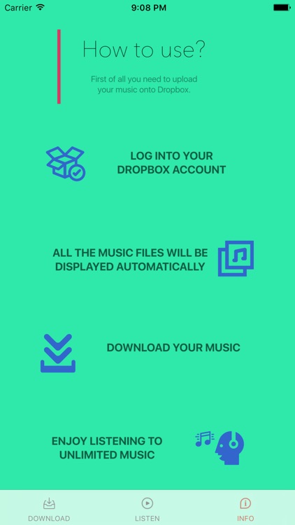 My MP3 Player - Listen own Cloud Music screenshot-3