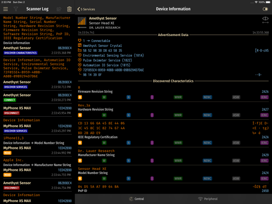 Screenshot #6 pour BLE Laboratory Pro