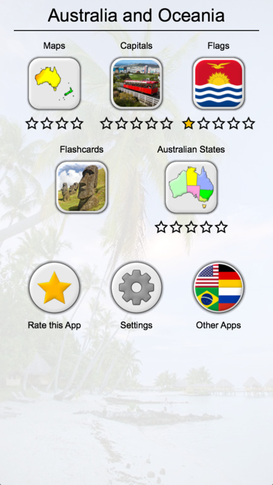 Australian States and Oceania Countries screenshot 3