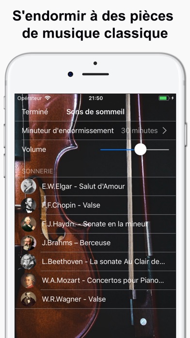 Screenshot #3 pour Classical Music Alarm Clock