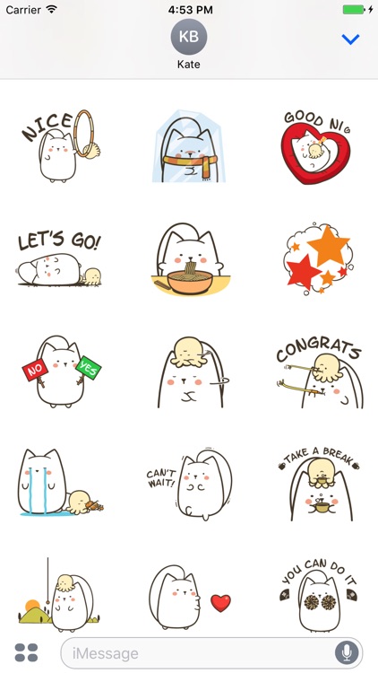 Cat Animated Lovely Sticker