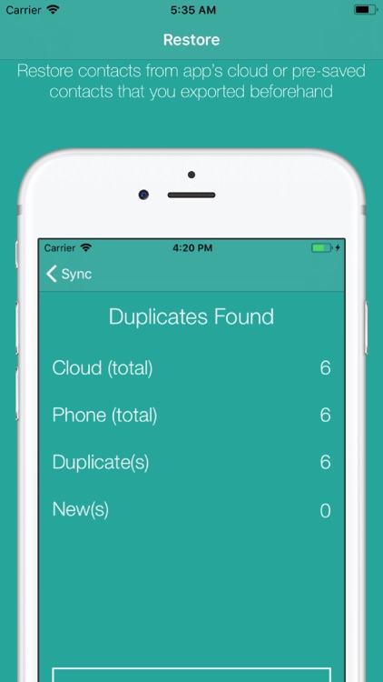 Sync - Backup & Merge Contacts