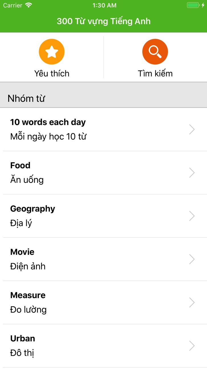 iPhone screenshot