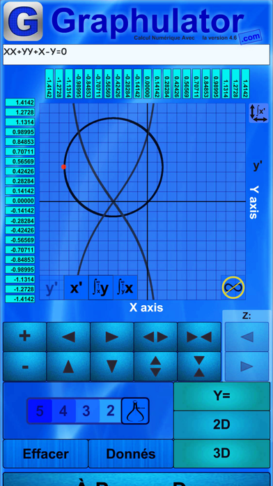 Screenshot #1 pour Graphulator Avec Calcul