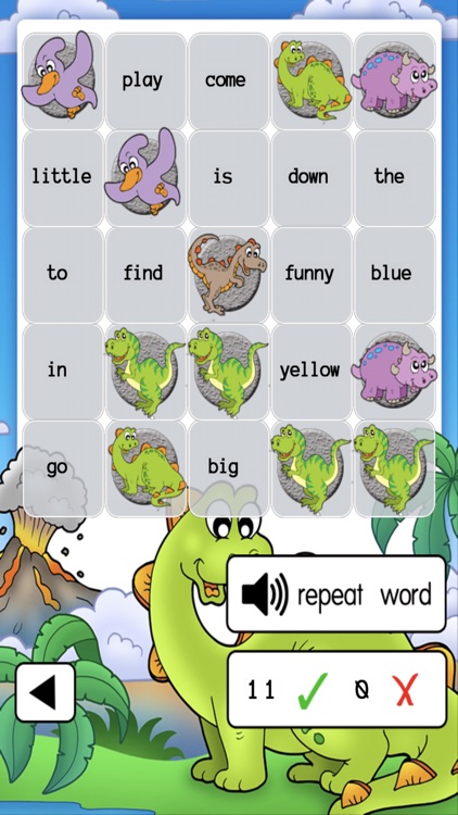 Dino Sight Word Bingo screenshot-3