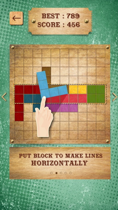 Screenshot #2 pour Retro Block Puzzle Game