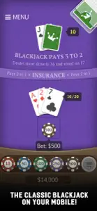 Royal Blackjack Casino 21 screenshot #9 for iPhone