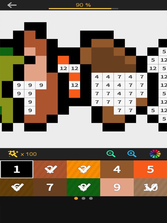 Color by number & Pixel art iPad screenshot 4 - Games app
