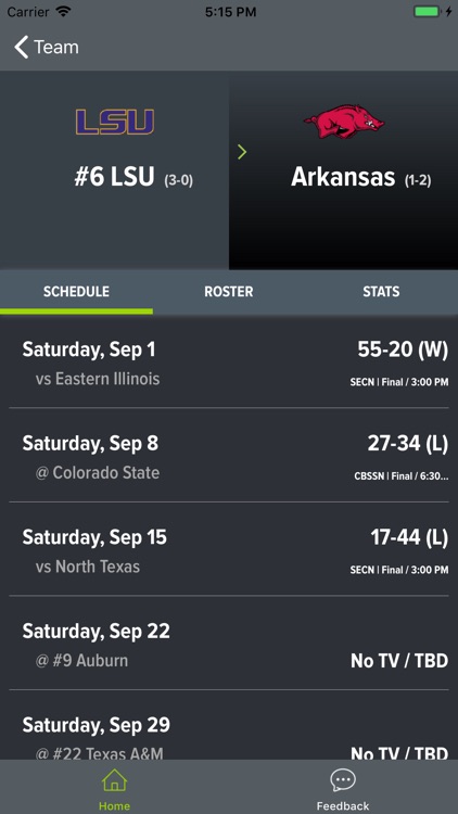 LSU Football 2018 screenshot-9