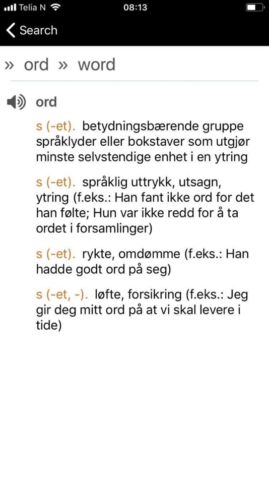 #2. Clue dictionary (iOS) 由: Clue Norge AS