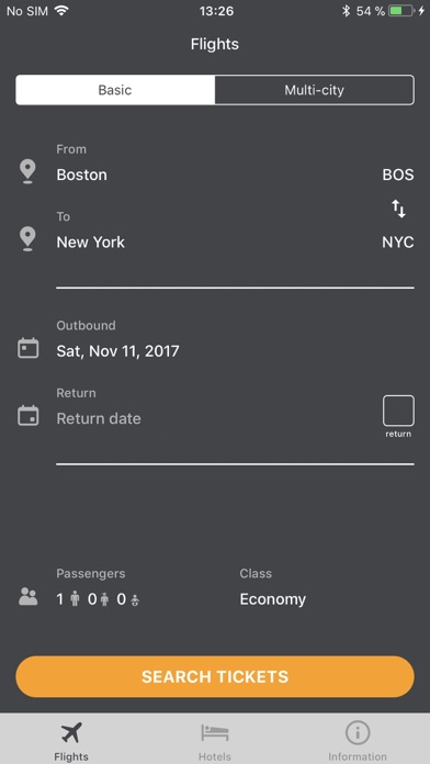 Screenshot #1 pour Travel — Hotels and Flights