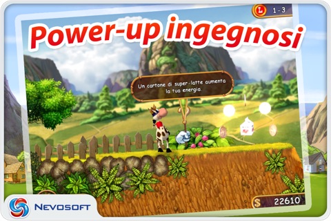 Supercow: funny farm arcade platformer screenshot 3