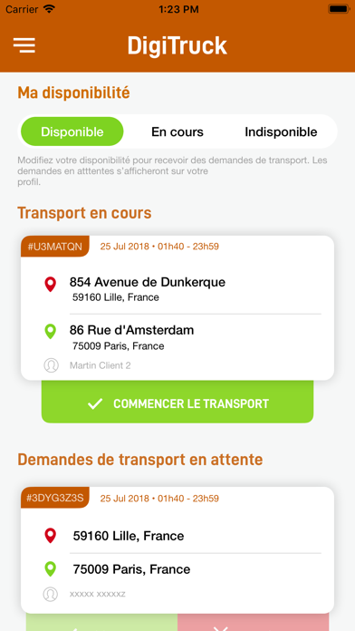 Screenshot #3 pour DigiTruck Driver