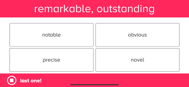 ‎5th Grade Vocabulary Prep Screenshot