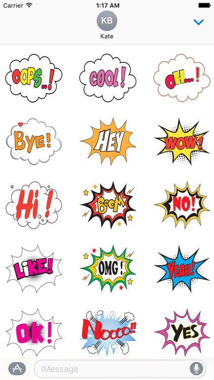 Common Interjections Sticker