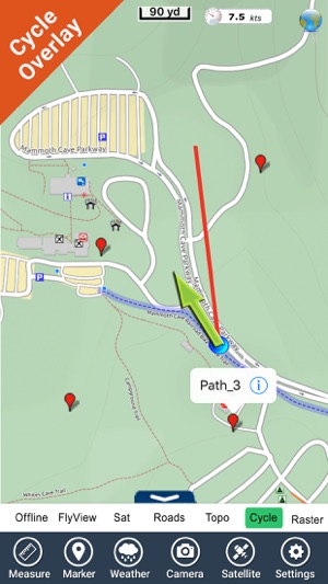 Mammoth Cave National park gps and outdoor map(圖3)-速報App