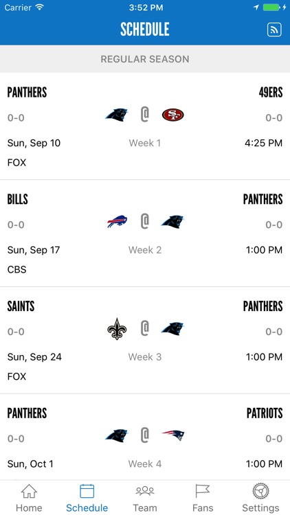 Carolina Panthers Mobile