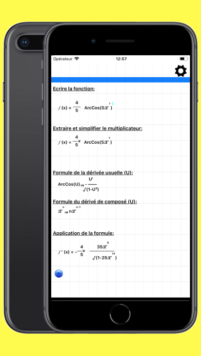Screenshot #2 pour Fonctions et Derivées PRO